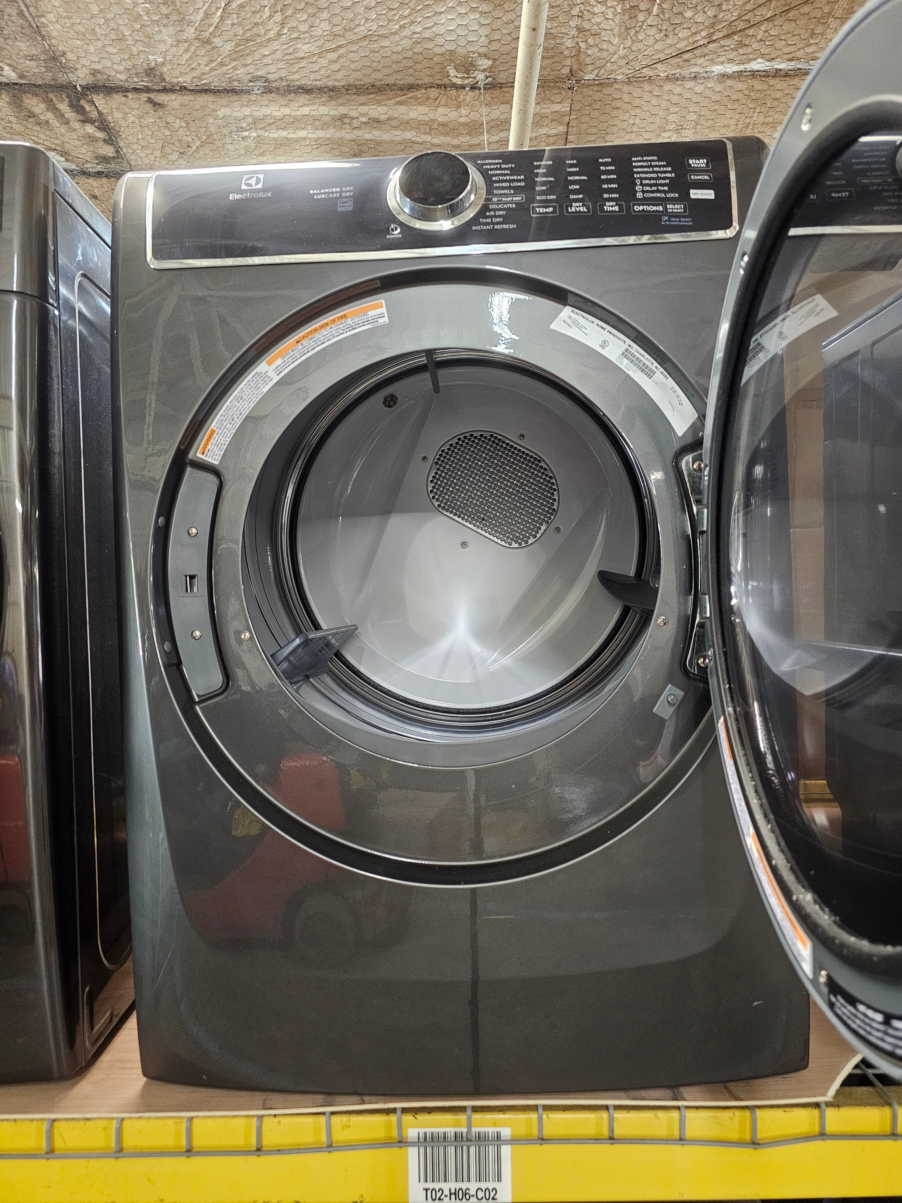 Electrolux 8.0 Cu. Ft. Electric Dryer with Steam and LuxCare Dry System - Titanium